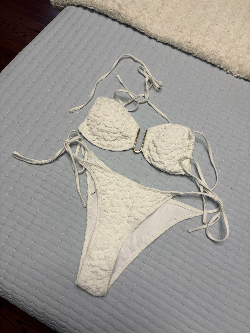 White Two-Piece Bathing Suit